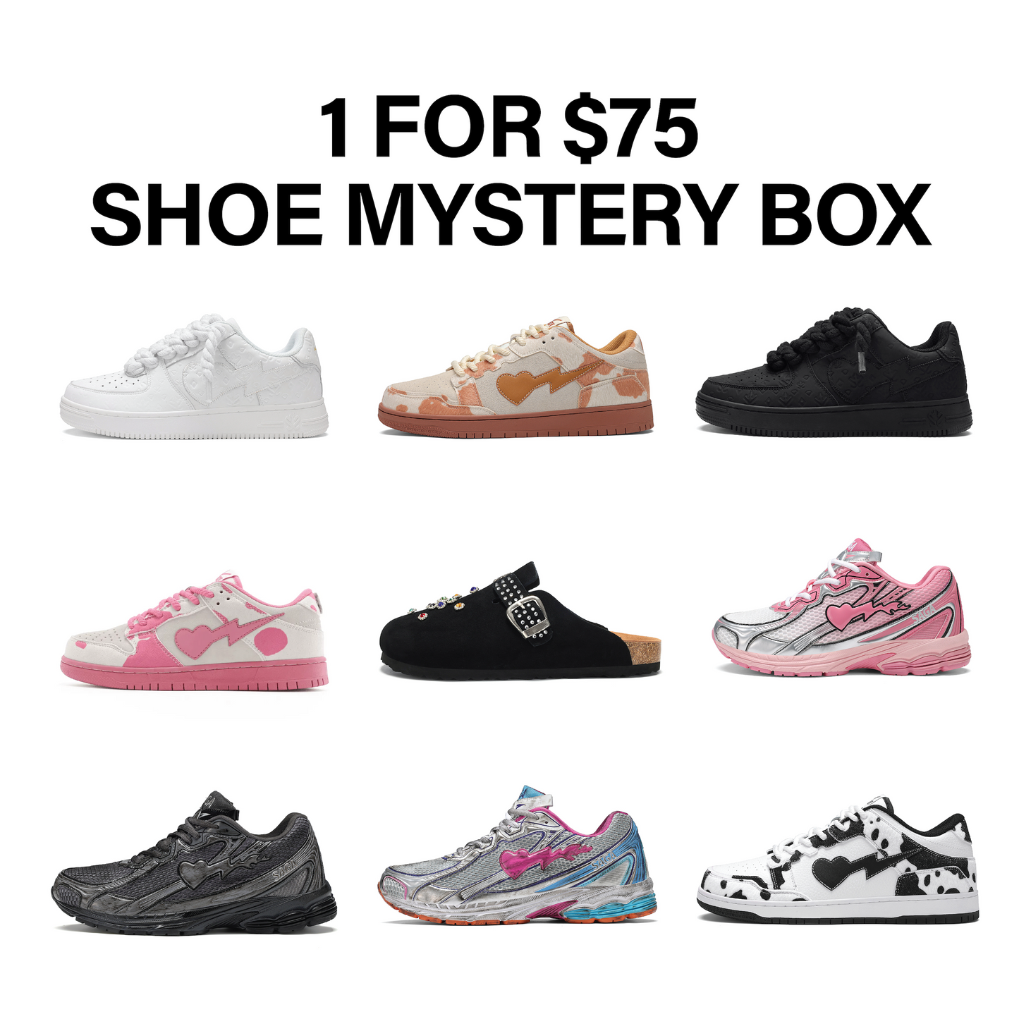 1 for $75 Shoe Mystery Box