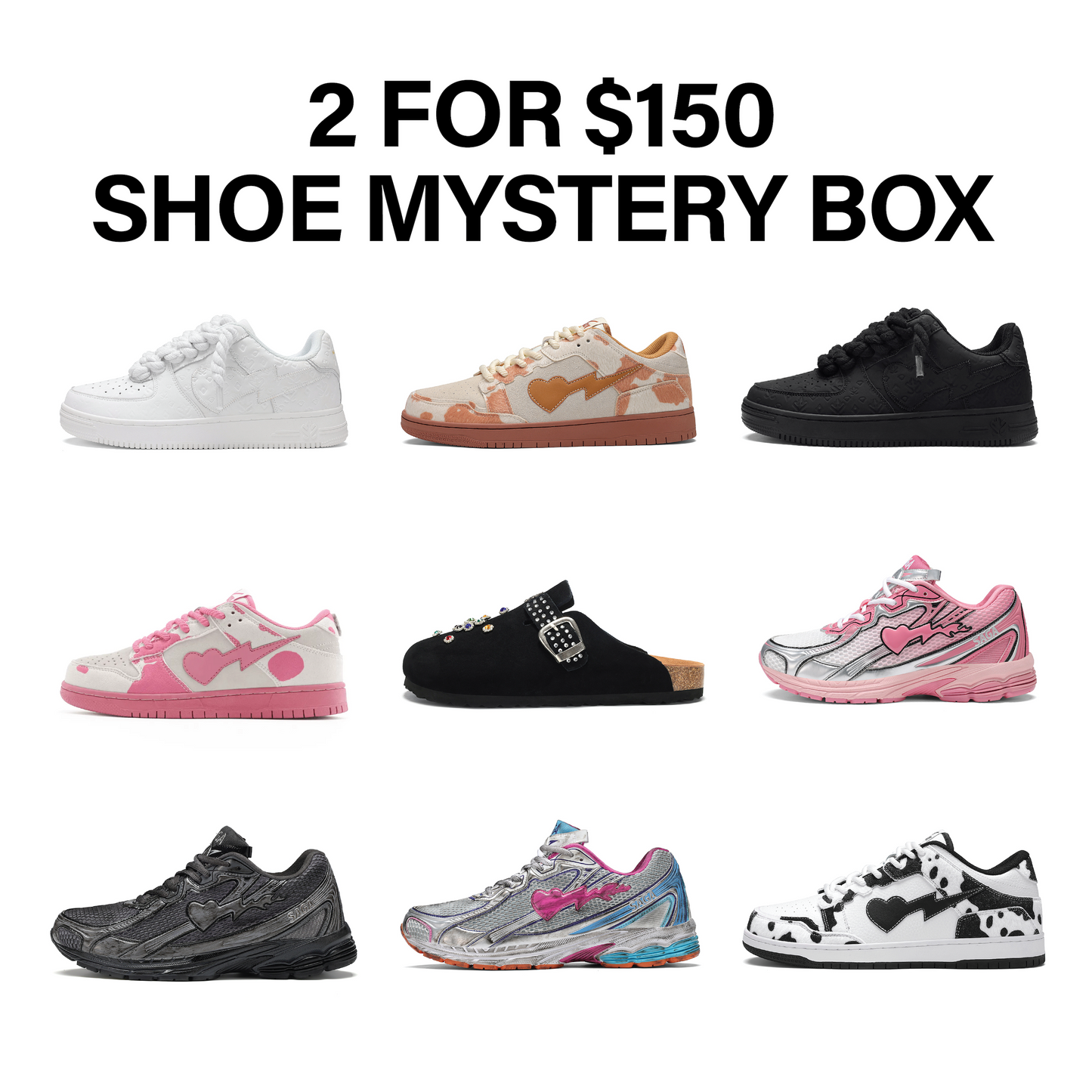 2 for $150 Shoe Mystery Box