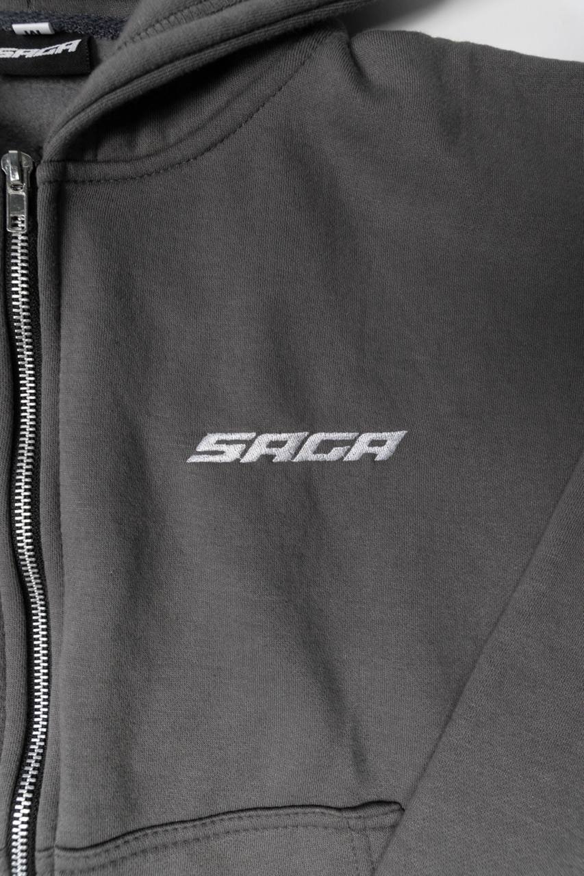 Gray Saga Zip-Up