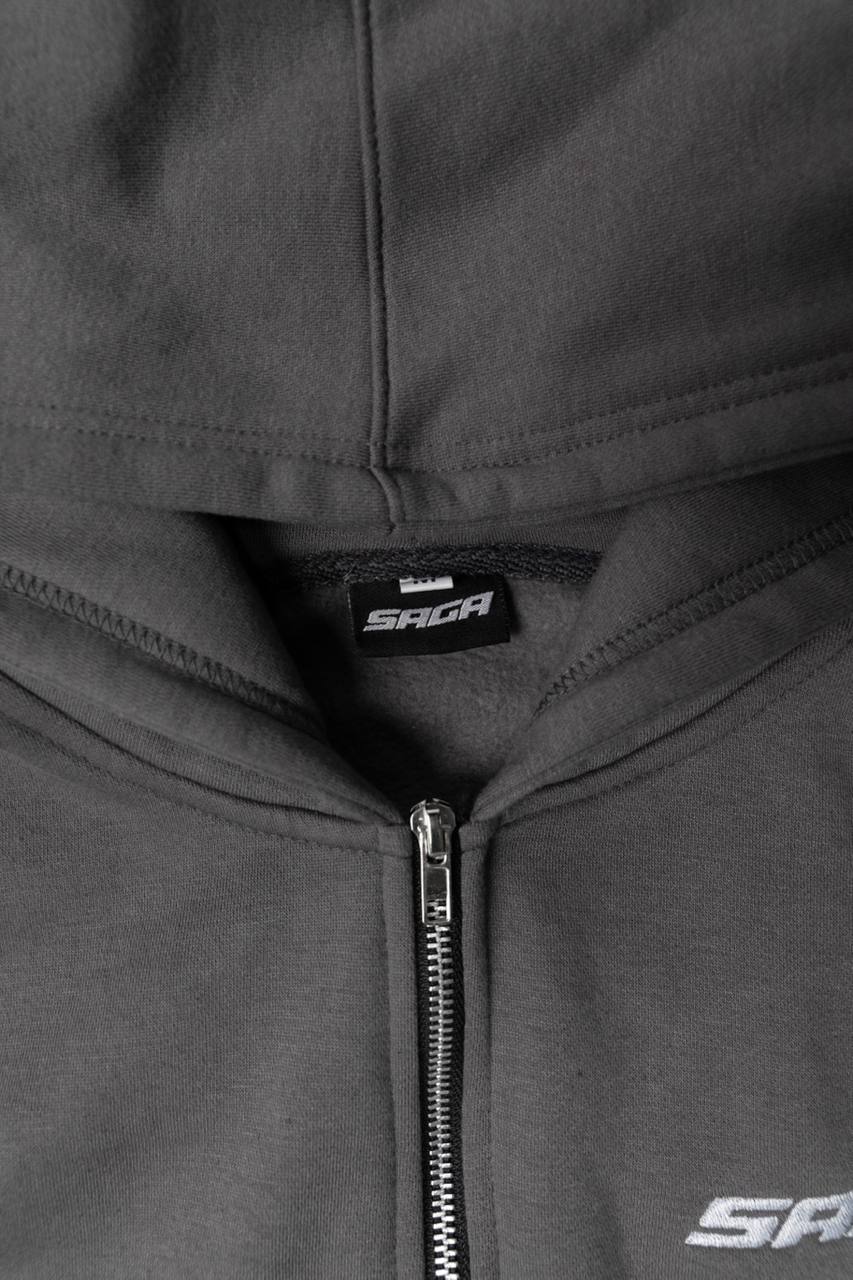 Gray Saga Zip-Up