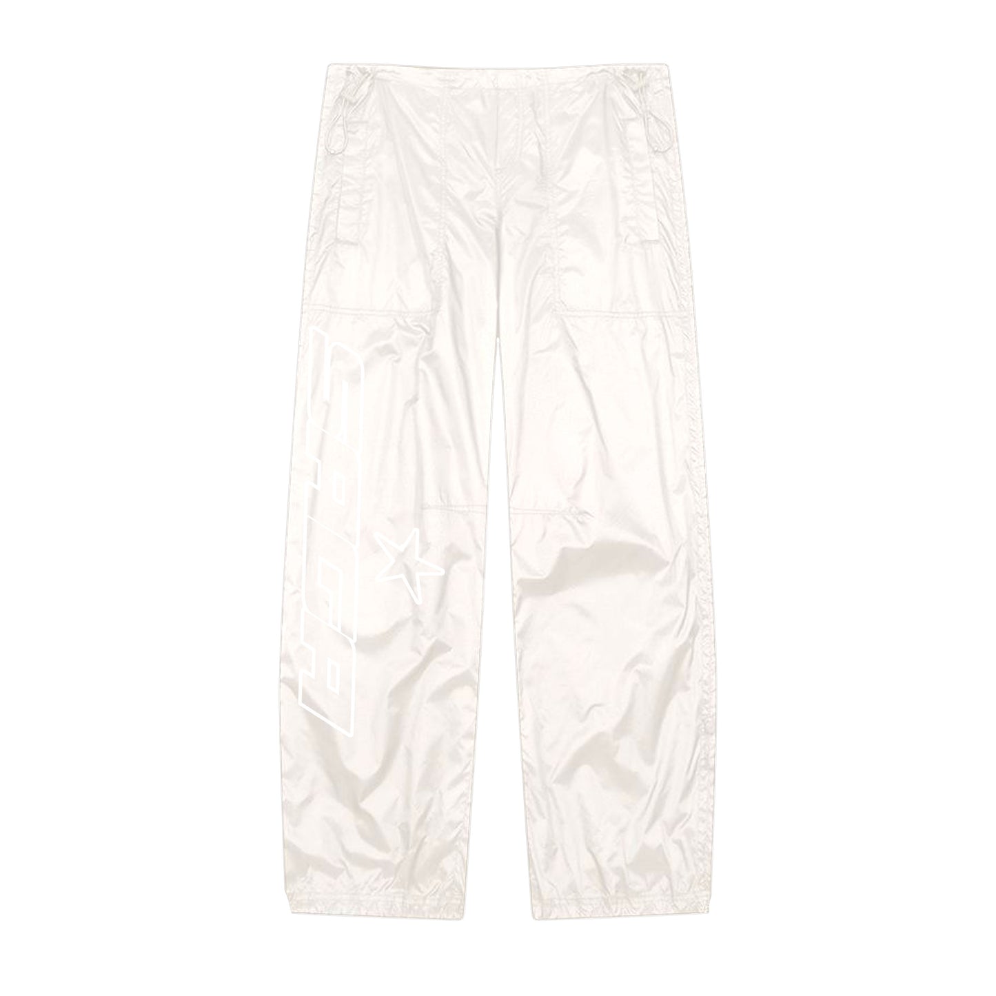 Cream Nylon Saga Pants
