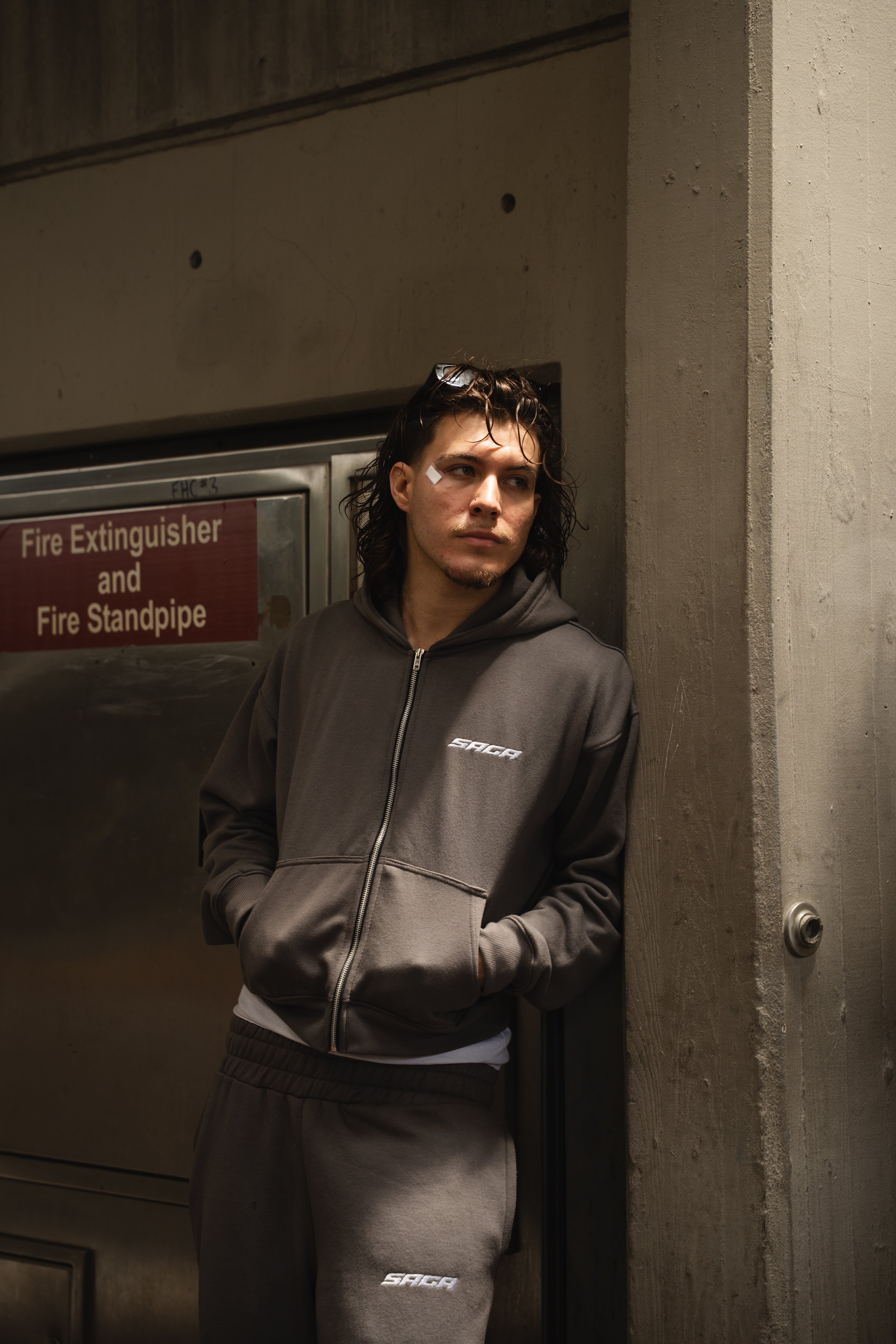 Gray Saga Zip-Up