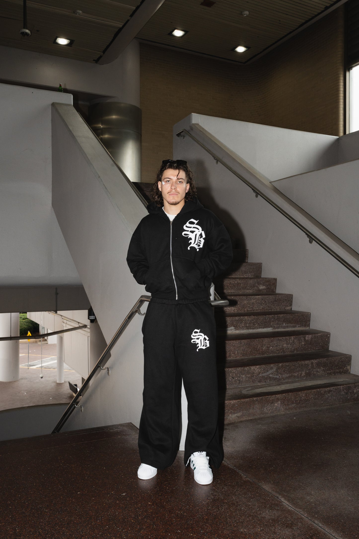 Black Sadboy Medieval Zip-Up