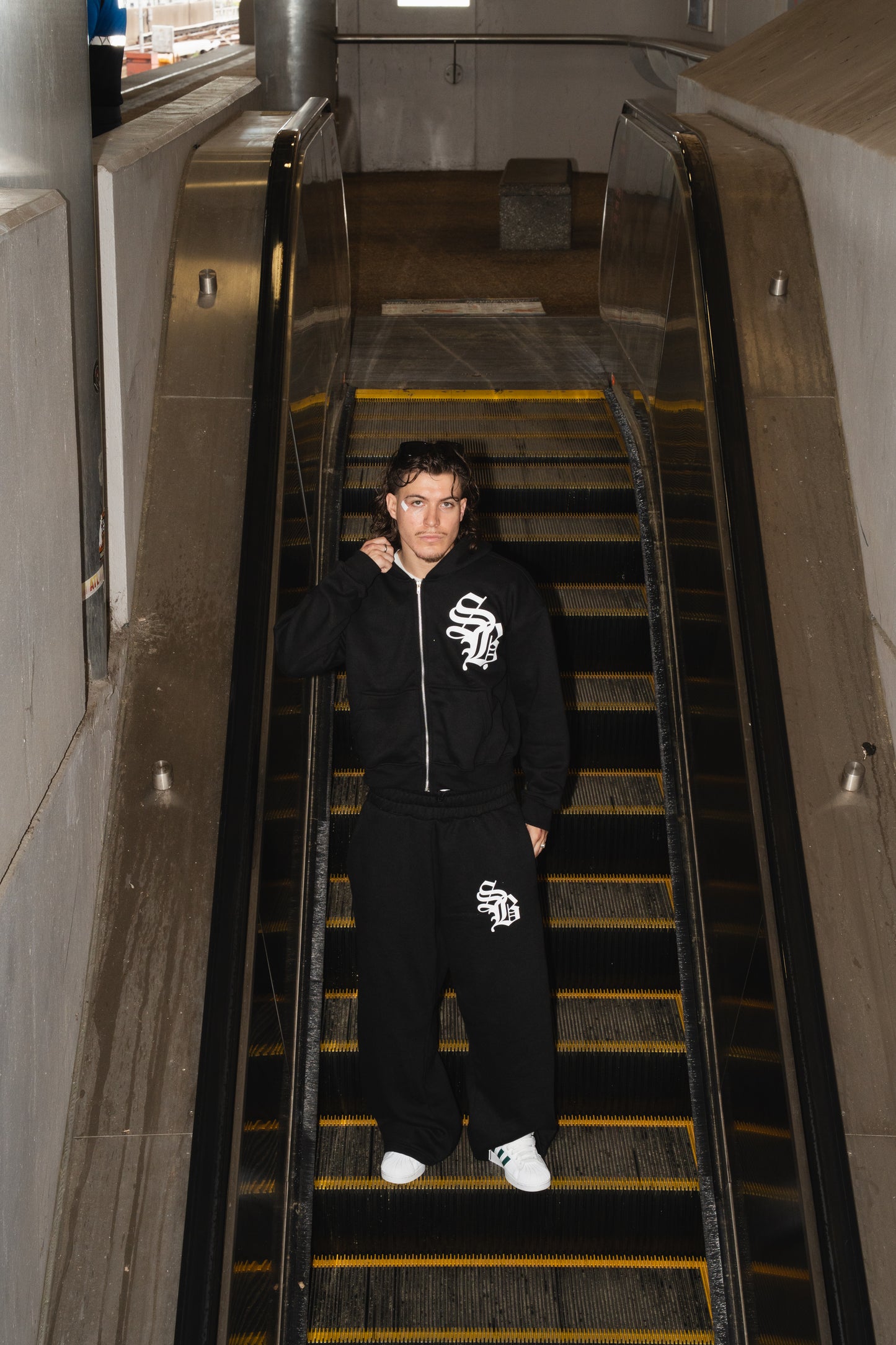 Black Sadboy Medieval Zip-Up