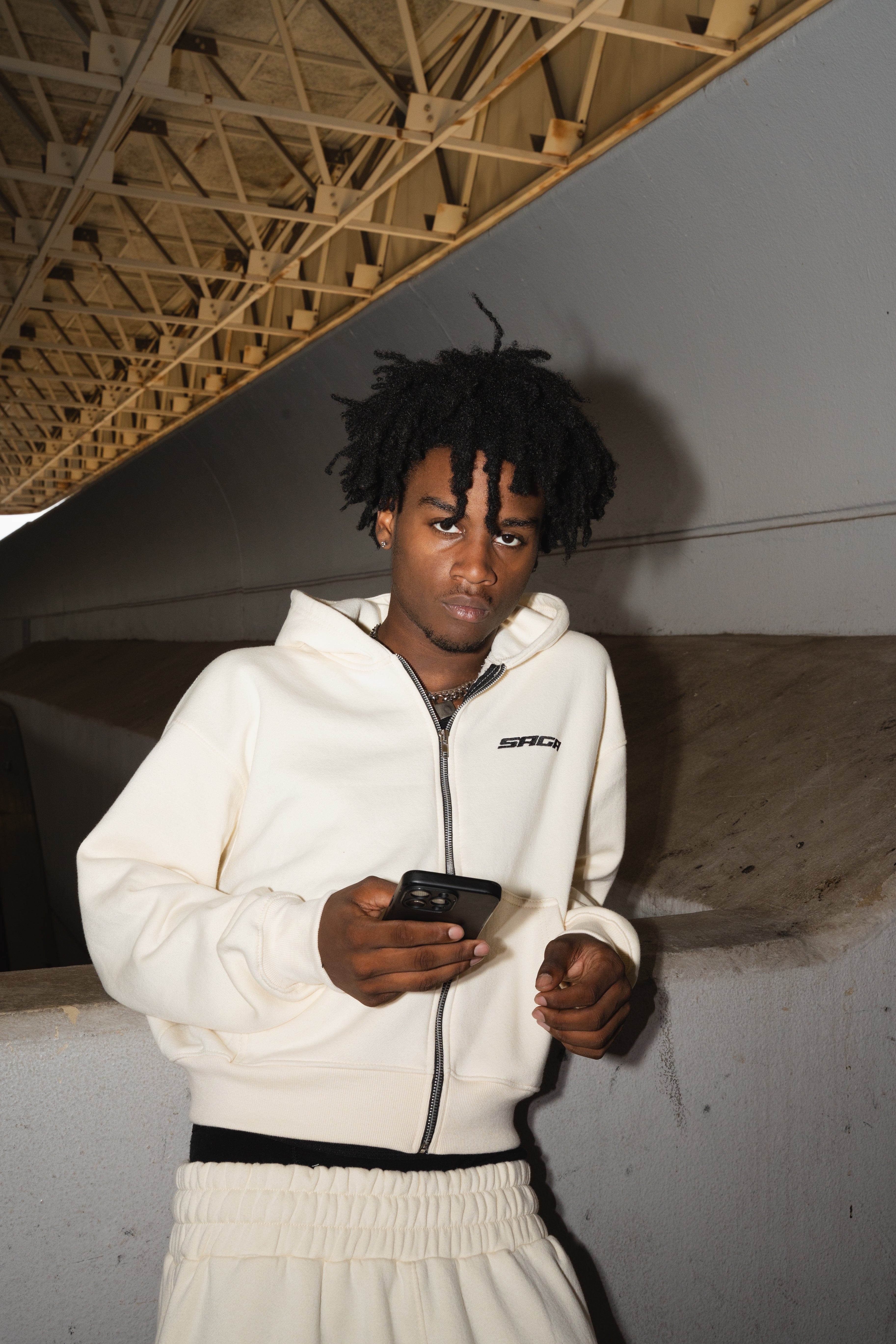 Crème Saga Zip-Up