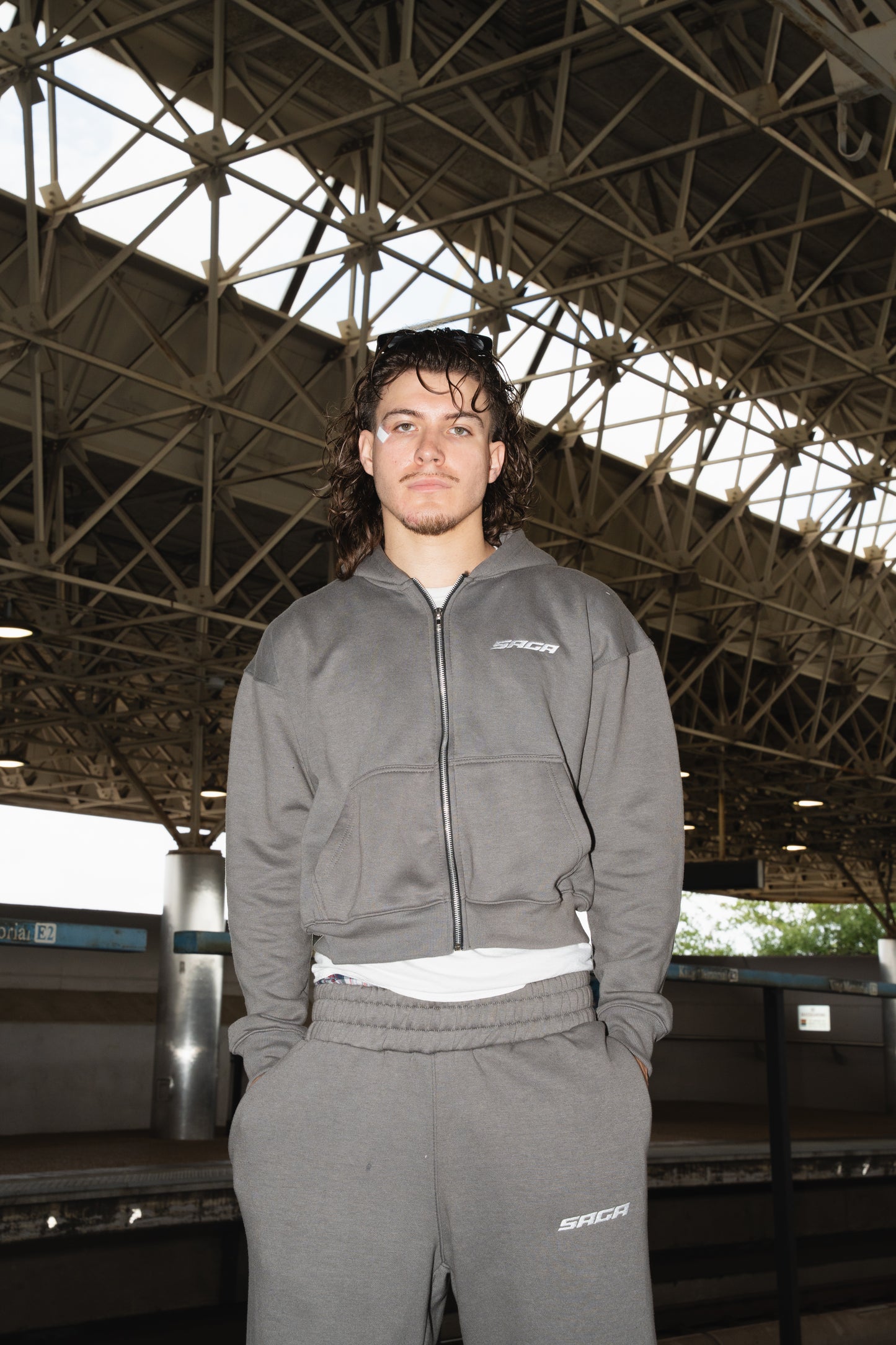 Gray Saga Zip-Up