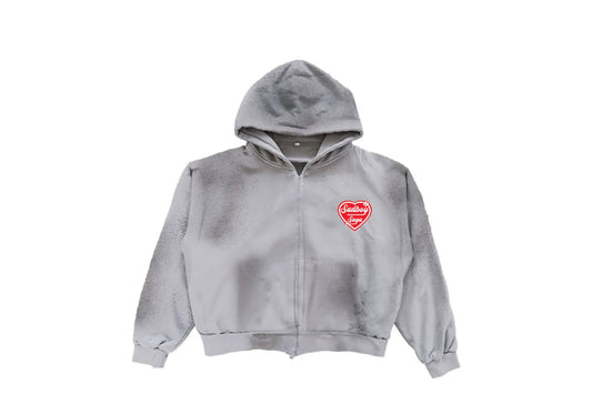 Grey Dirty Lovers Hoodie