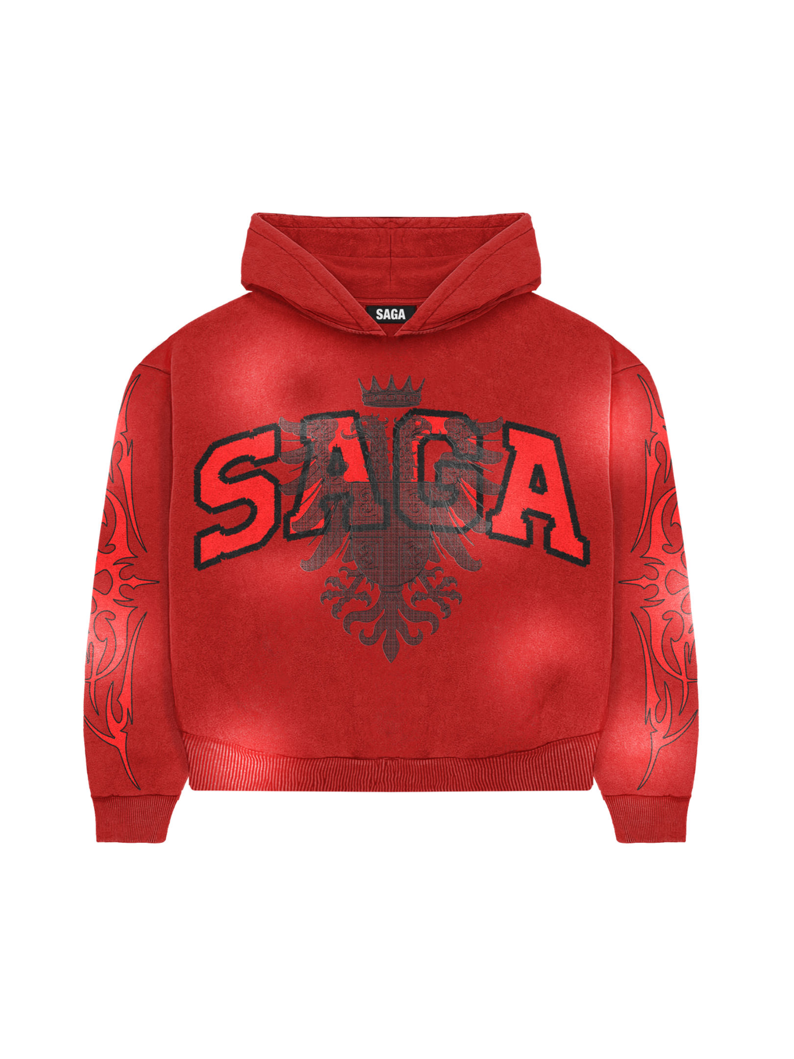 Saga Vultures Hoodie Red