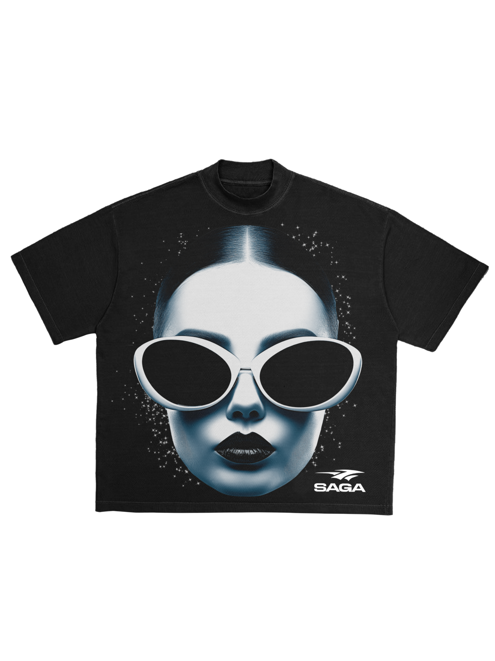 Saga Space Lady Tee Black