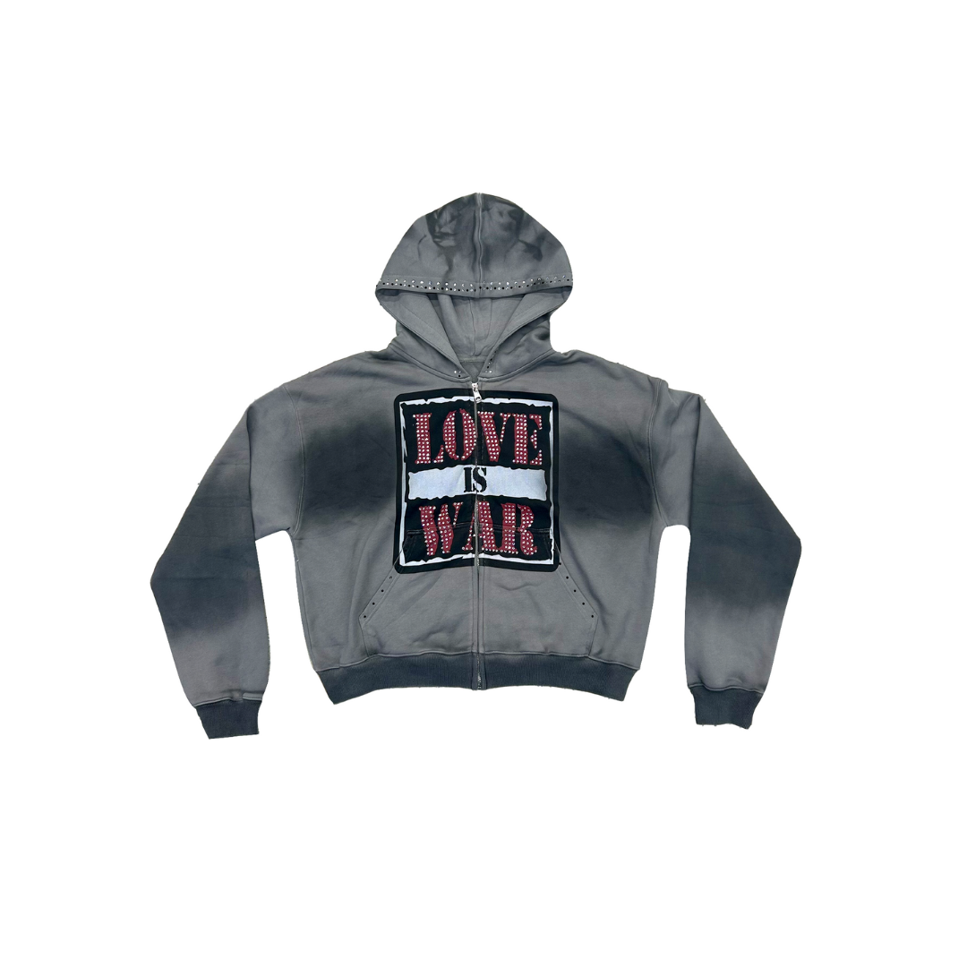 Love is  War Zip-Up