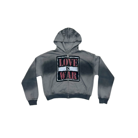 Love is  War Zip-Up